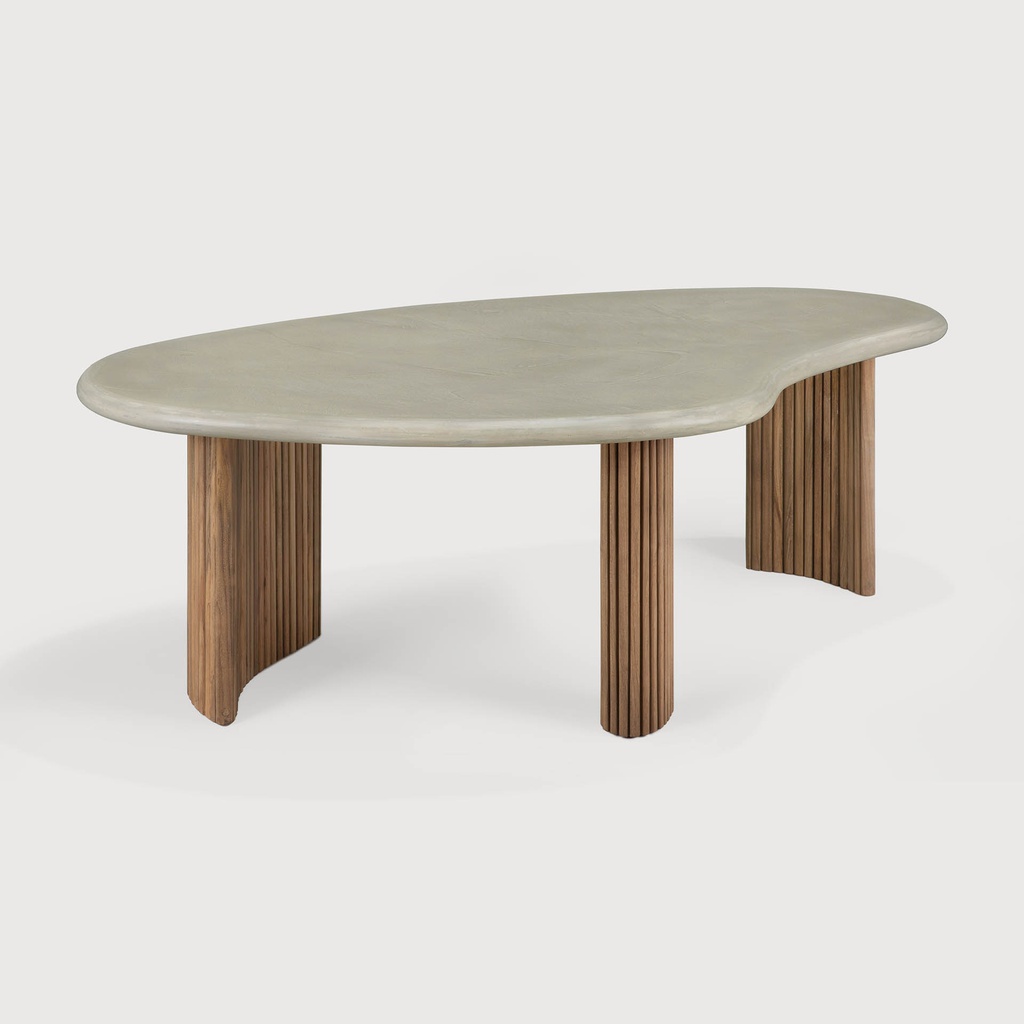 Boomerang buiten salontafel