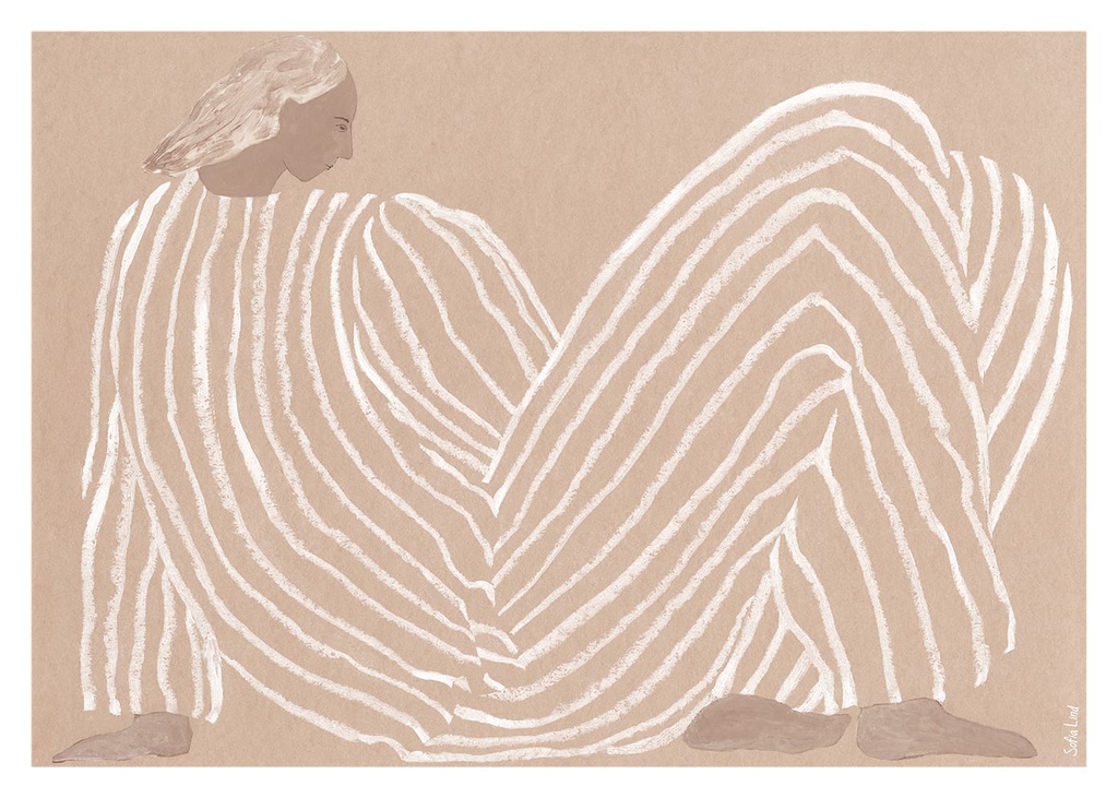 Me Poster incl. oak frame (50x70cm)