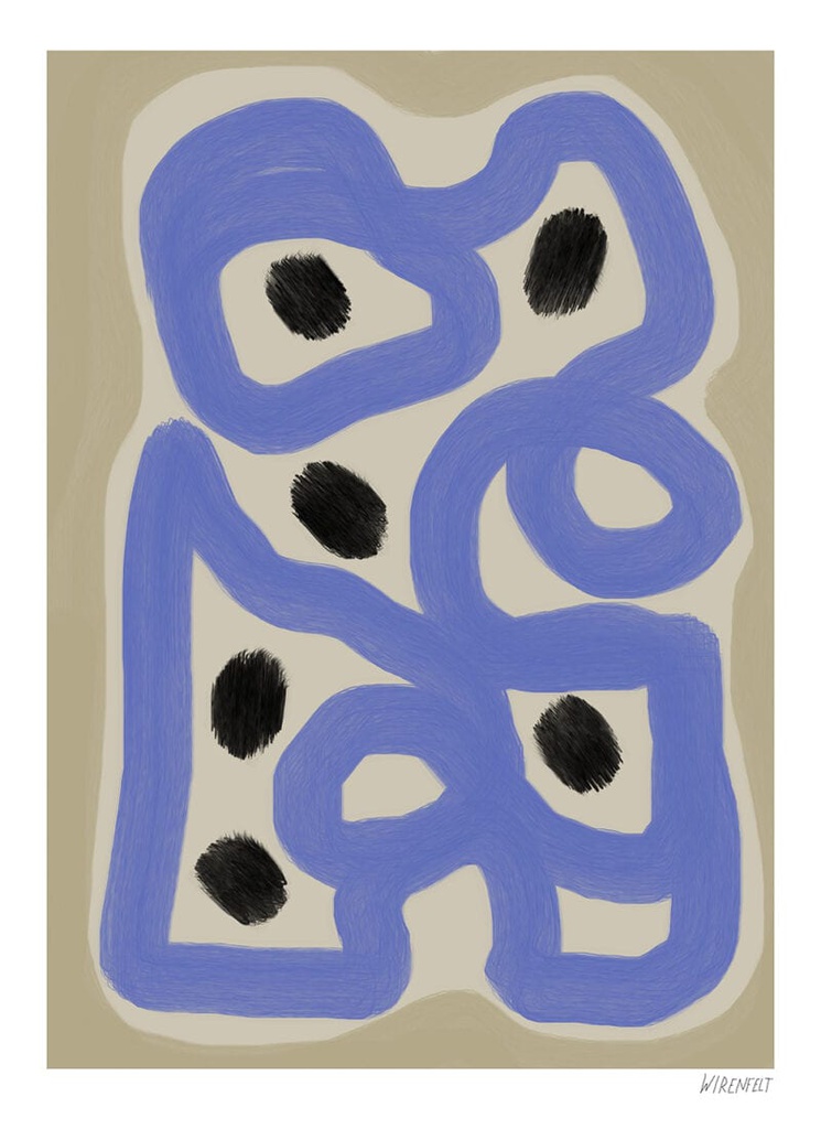 Signe Poster incl. oak frame (50x70cm)