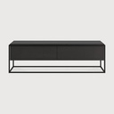 Monolit black TV cupboard