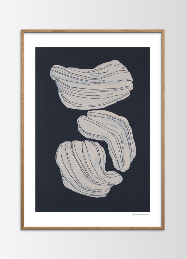 Blur Poster incl. eiken kader (70x100cm)