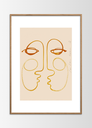 Connecting Poster incl. eiken kader (42x60cm) 