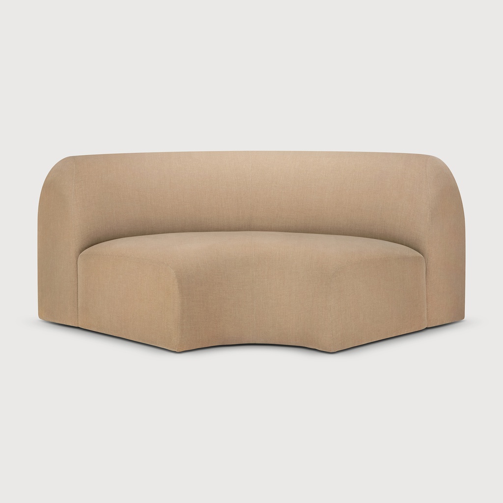 Bulky modular sofa round corner