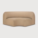 Bulky modular sofa round corner