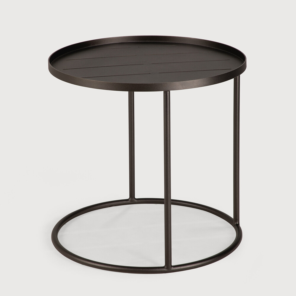 Outdoor tray side table