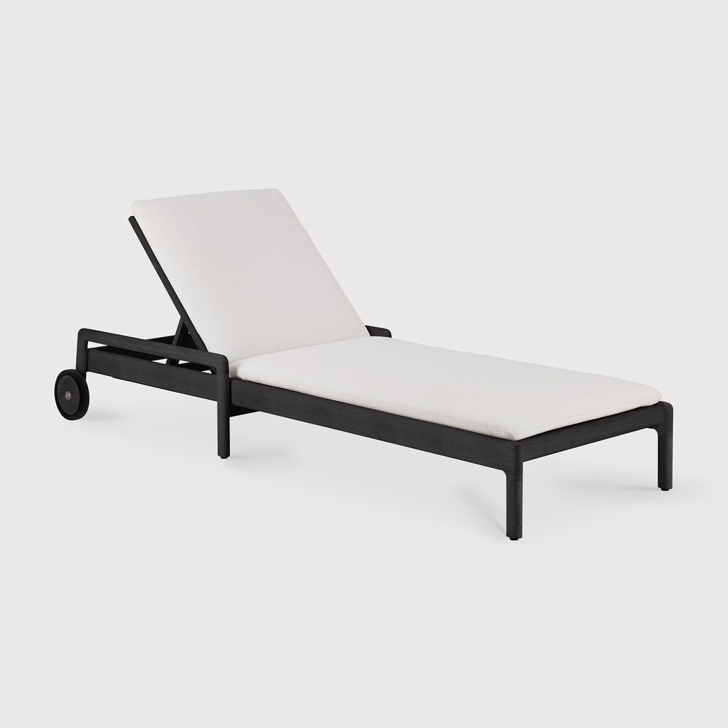 Jack outdoor adjustable lounger with cushion