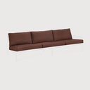 Jack outdoor 3-seater sofa cushion set (Burgundy) (copy)