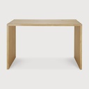 Oak U desk with cable management - 140cm TEMPLATE