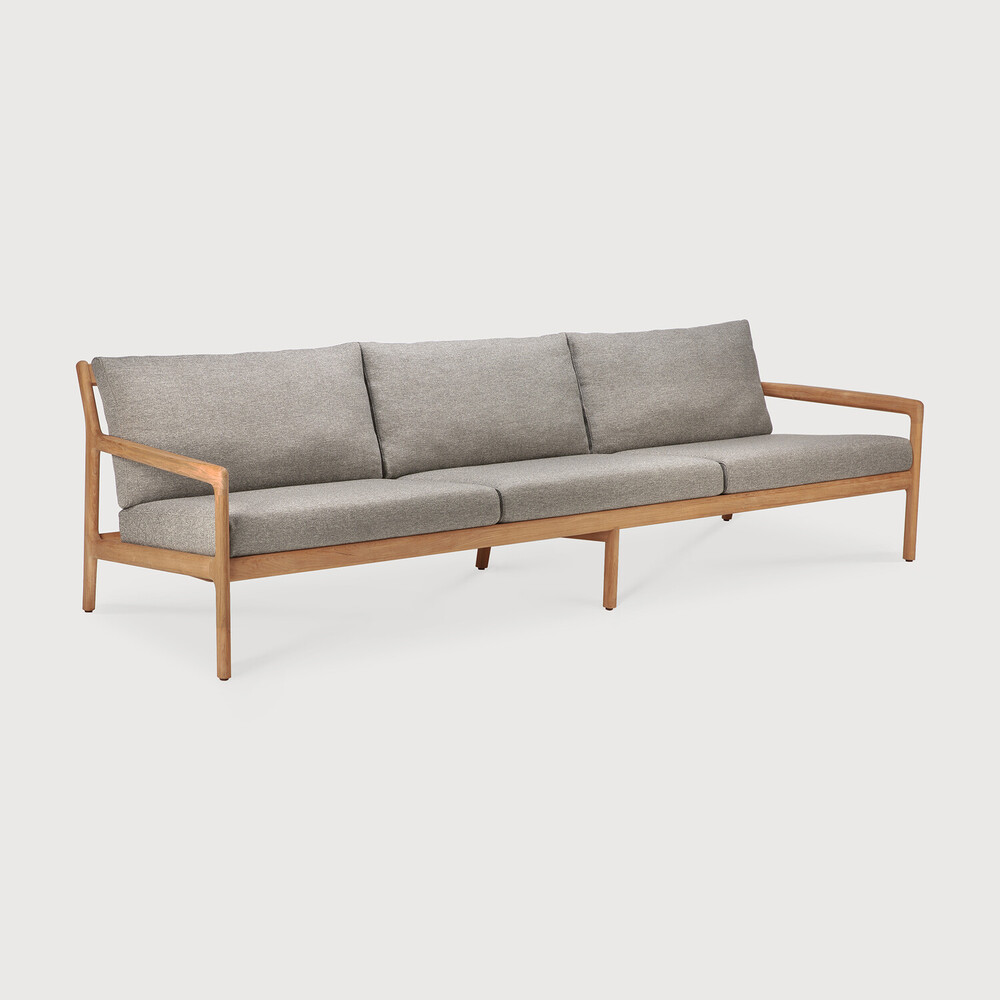 Canapé de jardin Jack - 3 places avec coussin (Mocha)