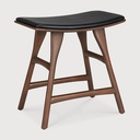 Osso stool (black leather)