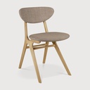 Chaise Eye - assise warm grey