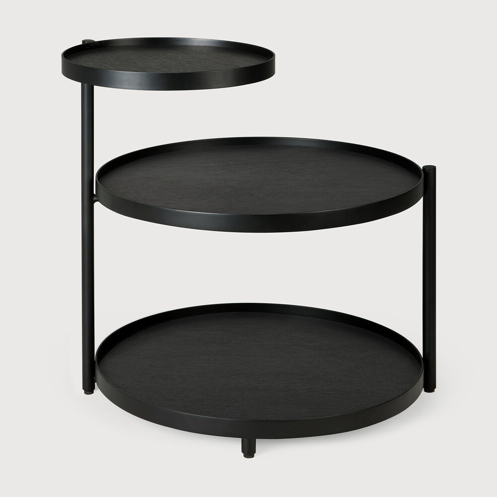Swivel tray side table