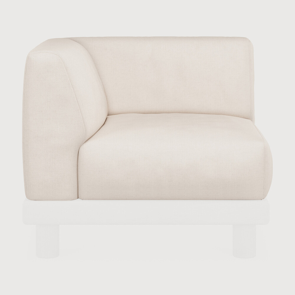 Monocle outdoor modular sofa cushion set - right arm (Natural) TEMPLATE