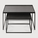 Rectangular tray coffee table set