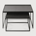 Rectangular tray coffee table set